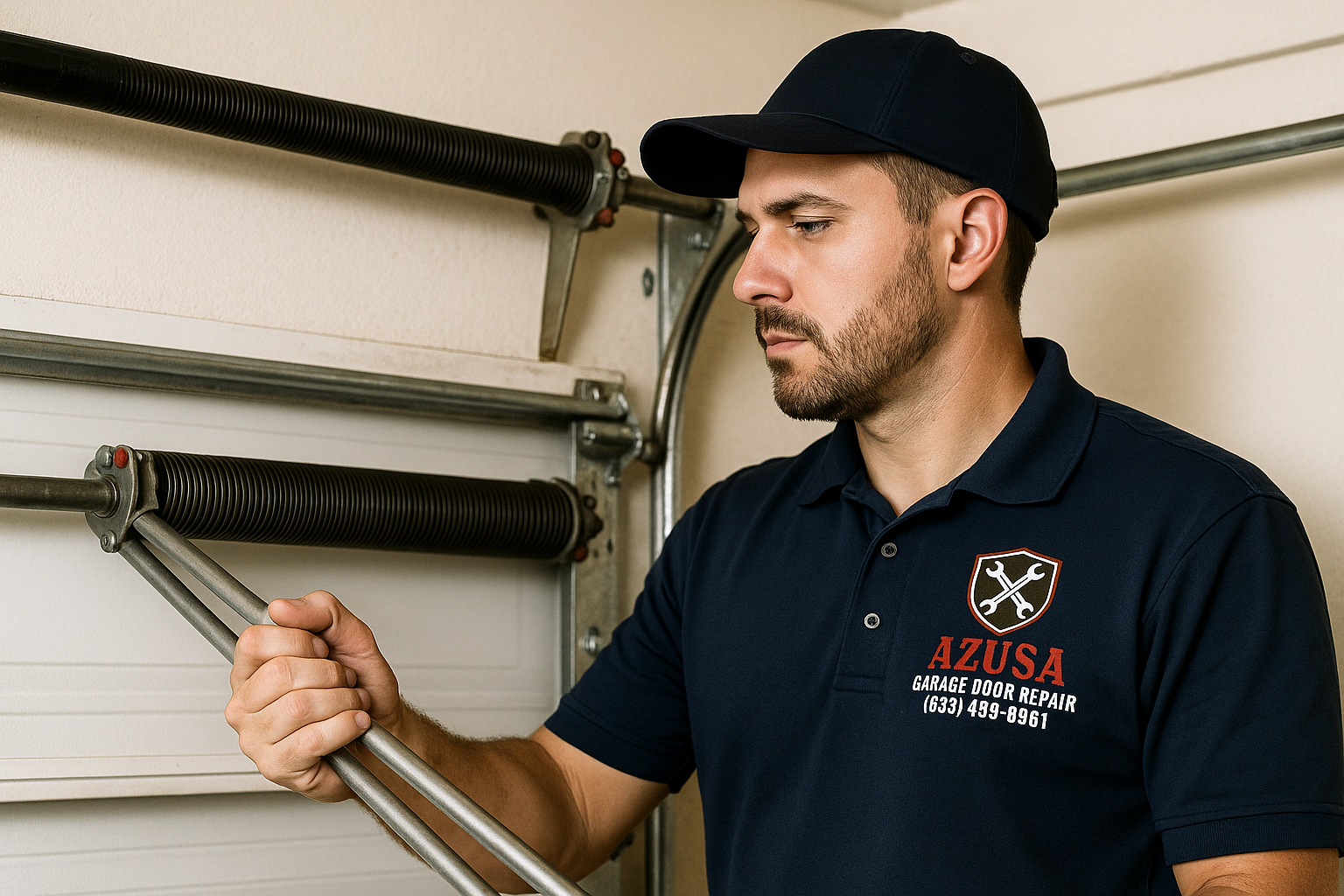 Garage Door Spring Repair service in Johnston