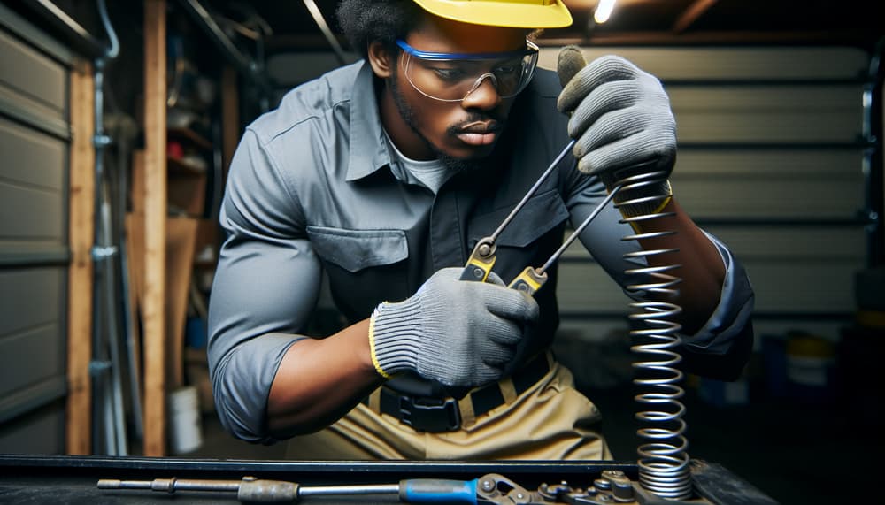 Our professional garage door opener repair process